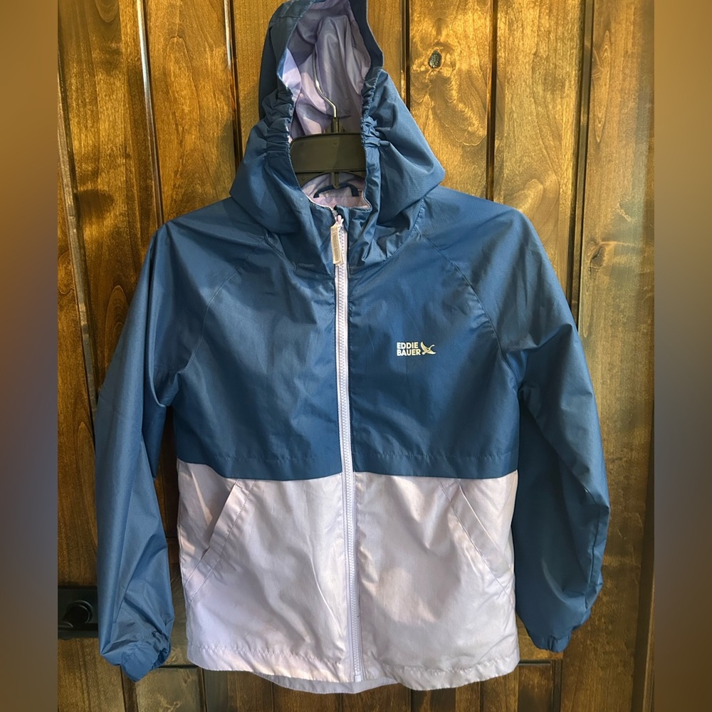 Eddie Bauer Blue and Light Purple Kids Jacket